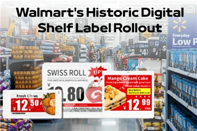 Walmart'ın Tarihi Dijital Raf Etiketi Sunumu