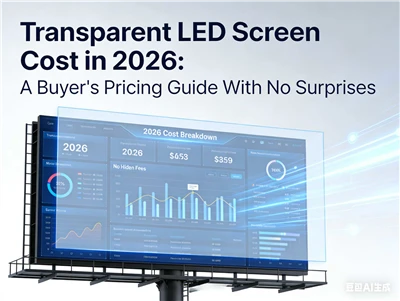 2026 Yılında Şeffaf LED Ekran Maliyeti Sürpriz Olmayan Bir Alıcı Fiyatlandırm...