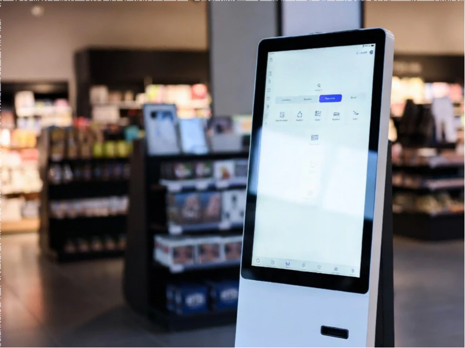 Dokunmatik Ekranlı Monitör Kiosku İnteraktif Alışverişi Geliştiriyor